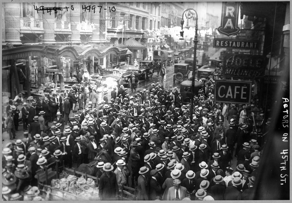 [Actors' strike, New York, New York]
