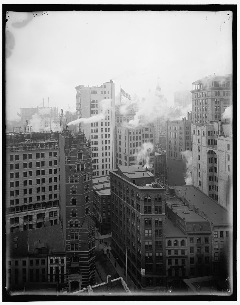 [Cluster of skyscrapers, New York, New York]