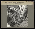 New York, New York. 1929(?). The New York Stock Exchange on Wall Street