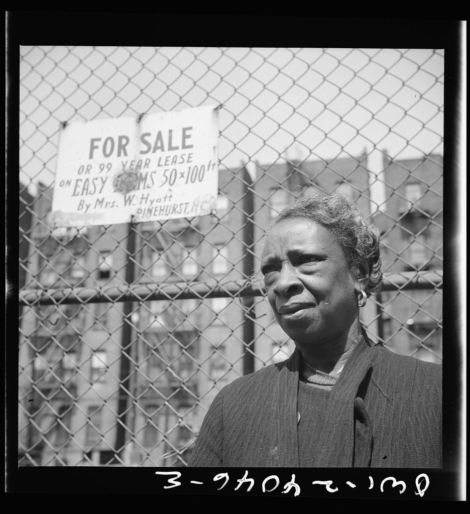 New York, New York. A Harlem resident
