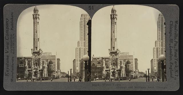 Water Tower, Chicago and Michigan Aves., Chicago