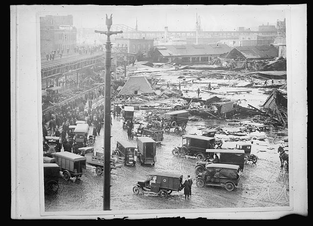 Boston, Mass. Boston molasses explosion