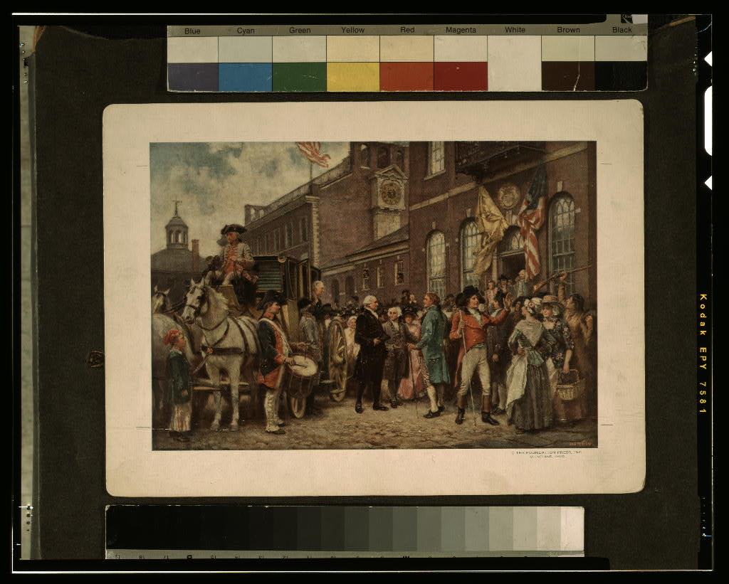 Washington's inauguration at Philadelphia