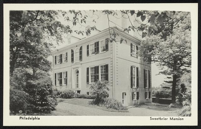 Philadelphia. Sweetbrier Mansion