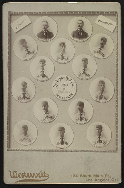 Los Angeles Ball Club 1892