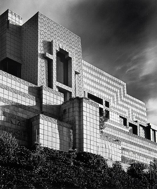 [Ennis House, Los Angeles, California. Exterior]