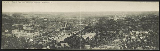 General view from Washington Monument, Washington, D.C.