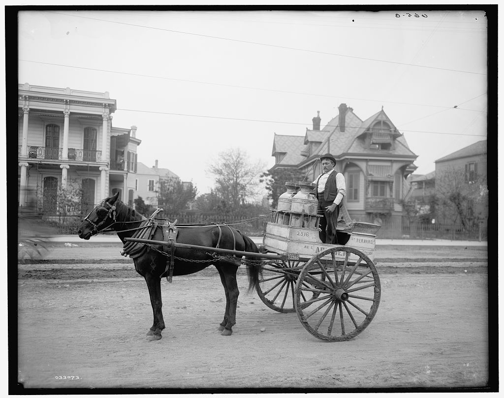 [New Orleans milk cart, New Orleans, Louisiana]