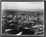 Seattle and its busy harbor