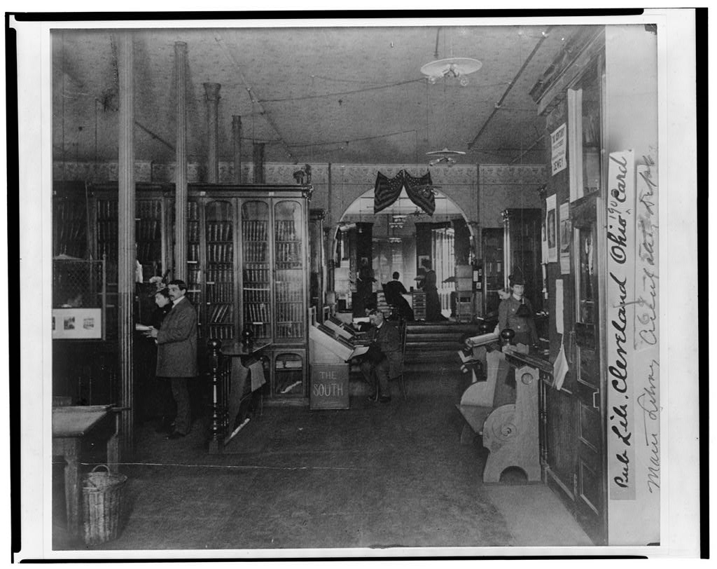Pub. Lib., Cleveland, Ohio 190 Card. Main Library, Circulation Dept.