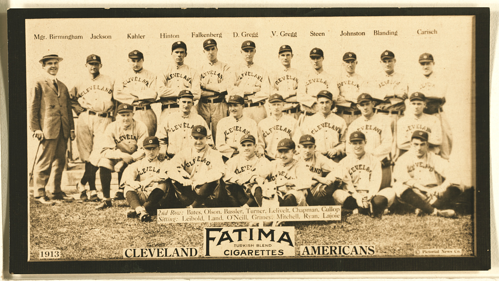 [Cleveland Naps, baseball card portrait]