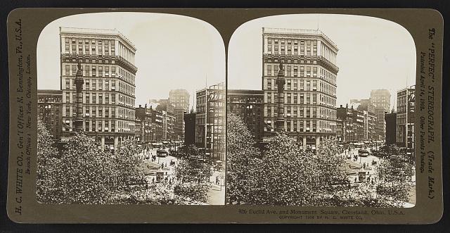 Euclid Ave. and Monument Square, Cleveland, Ohio, U.S.A.