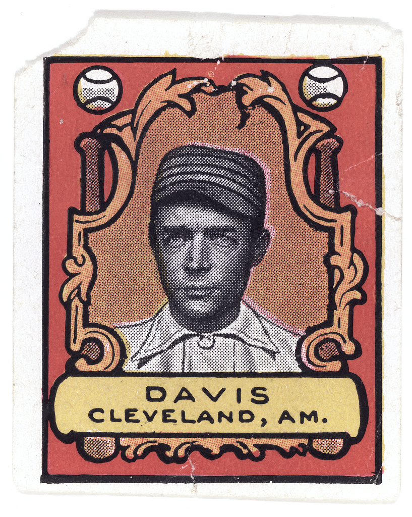 [Davis, Cleveland Naps, baseball card portrait]