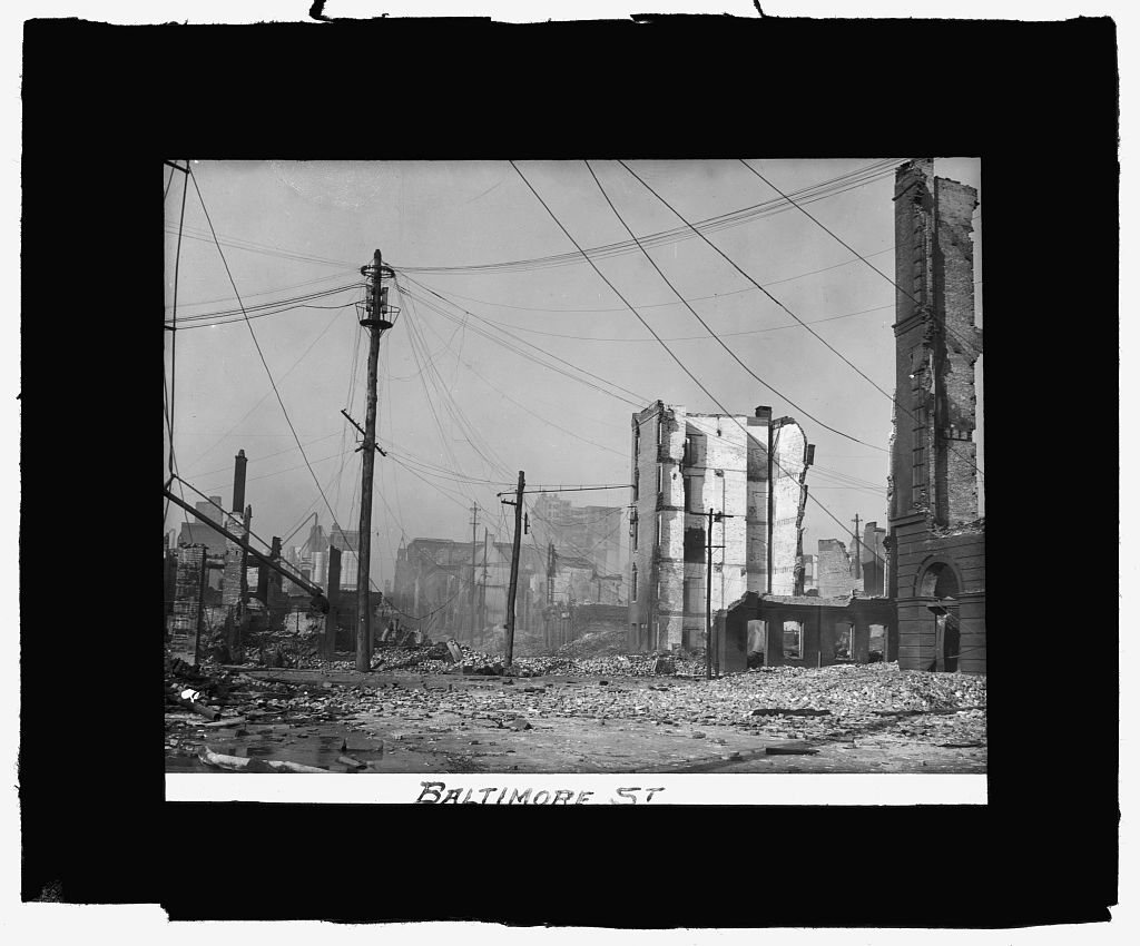 [Baltimore fire, 1904] Baltimore St.