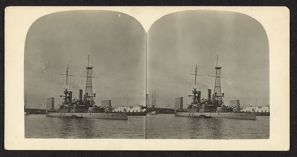 [USS Oregon at Portland, Oregon]