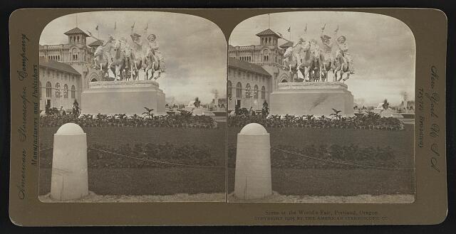 Scene at the World's Fair, Portland, Oregon