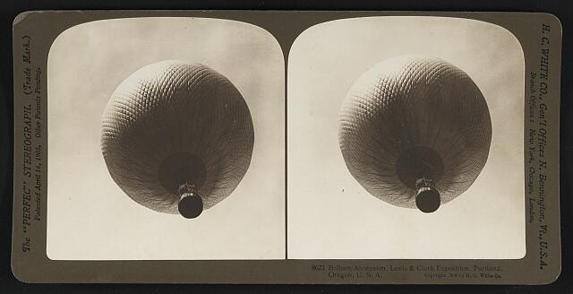 Balloon Ascension, Lewis & CLark Exposition, Portland, Oregon, U.S.A.