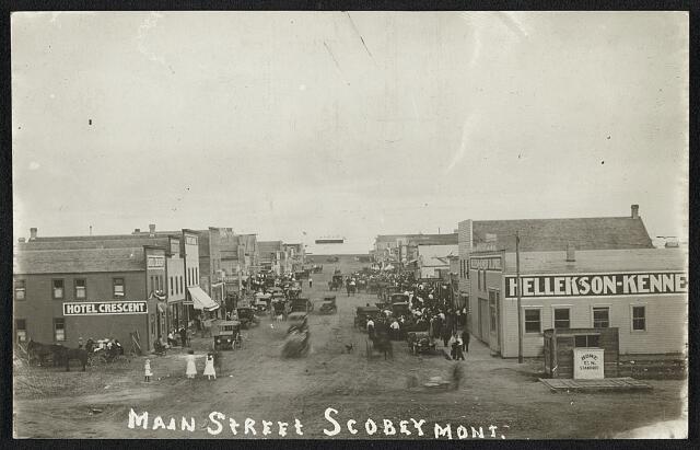 Main Street, Scobey, Mont.