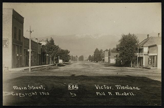 Main Street, Victor, Montana