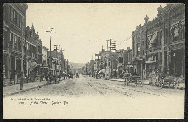 Main Street, Butler, Pa.