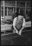 Garment worker at Hightstown factory, New Jersey
