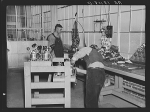 Workers in the vacuum cleaner factory at Reedsville, West Virginia