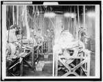 [Factory workers assembling engines at Leland & Faulconer Manufacturing Co., Detroit, Mich.]