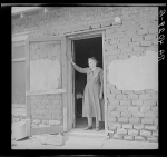 One of the pioneer women of the Oklahoma Panhandle dust bowl