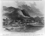 [Americans convertng canoes into schooners, in the Bay of Panama]