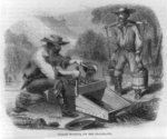 [Gold mining in Calif.]: "Cradle rocking, on the Stanislaus"